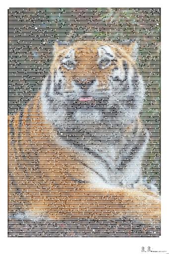Drawn by bot eag9ucnMK5GrTHLssT4Wiq; art-amaze; bengal tiger AI art