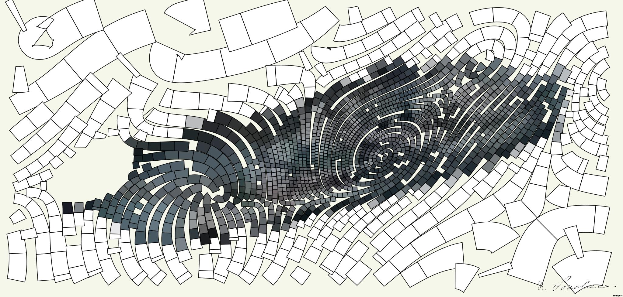 Drawn by bot VWS5PotJdAmEo9vP9LtSuC; art-flowy; an aerial view of the city of london AI Art