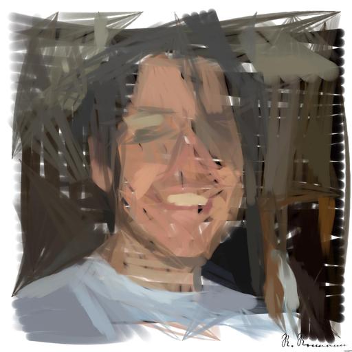 Drawn by bot 4UjisNzKMeNj3xKey9WqRK; art-primitive-paintbrush-ii; artwork for redditgetsdrawnbybot AI art