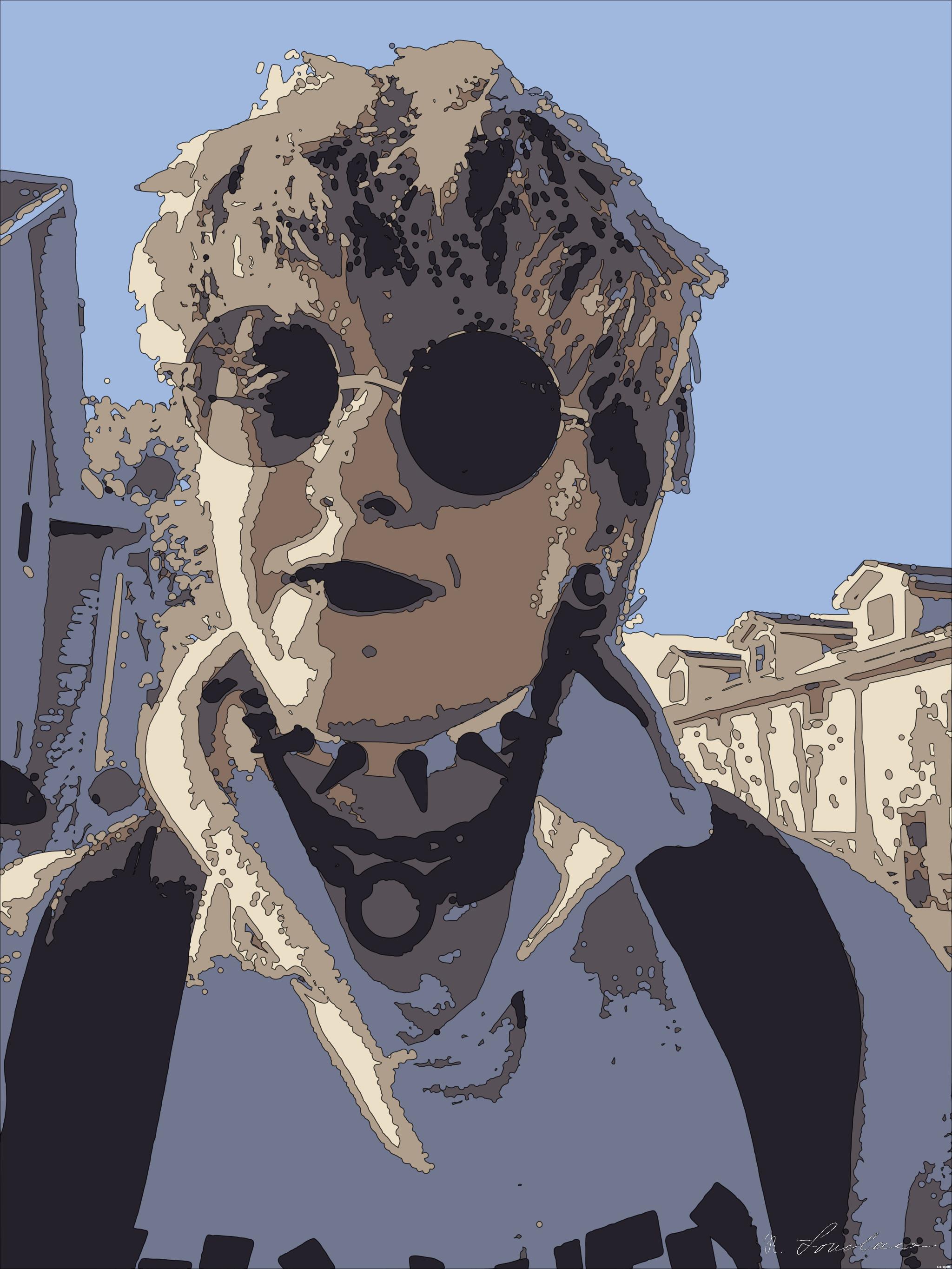 Drawn by bot HCtBFuv8EbSasYe5GrjbKb; art-bloby; artwork for redditgetsdrawnbybot AI Art