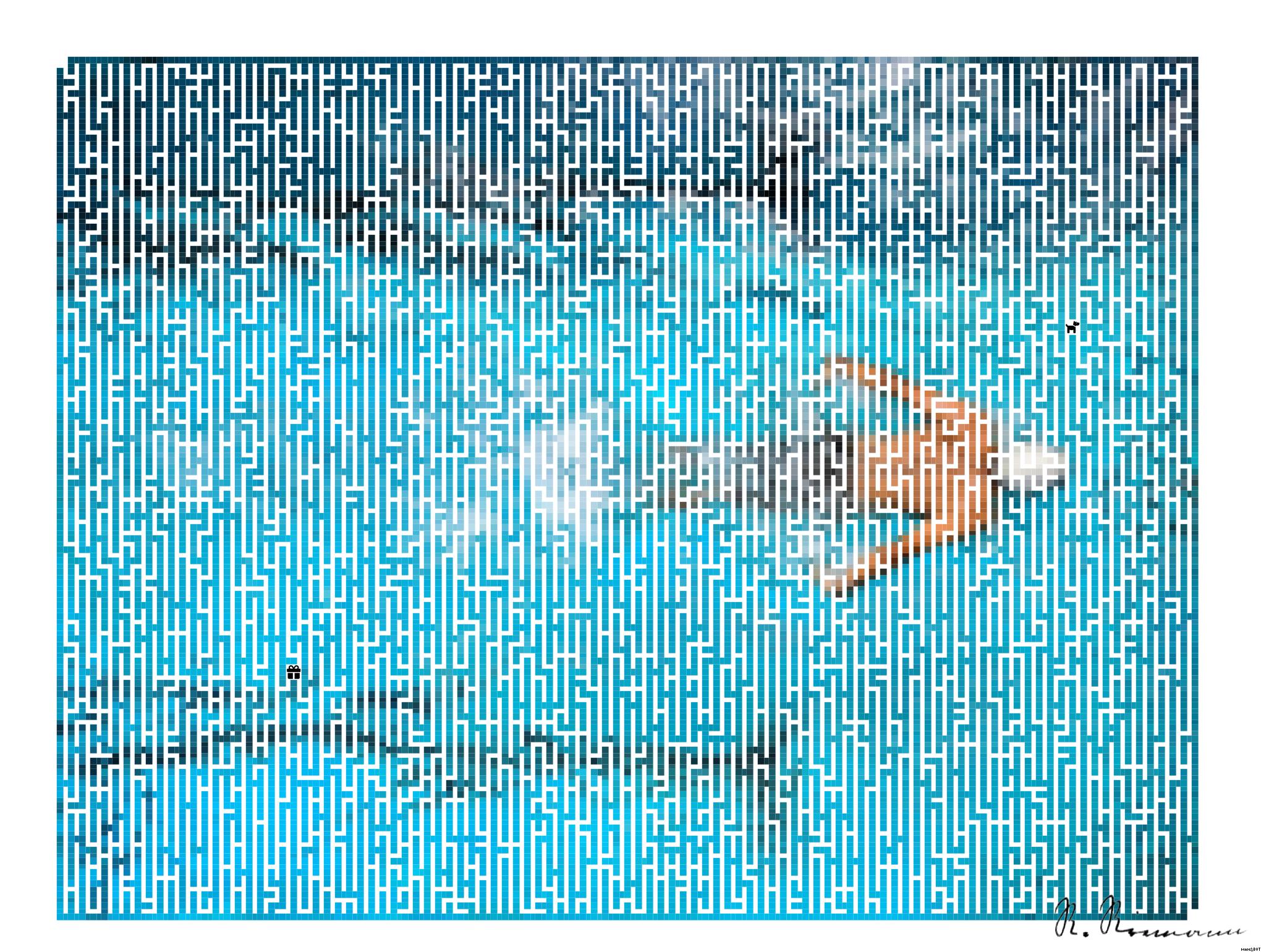 Drawn by bot JLgL9cX4hFaibifAEbyGsy; art-amaze; Top view of a swimmer wearing a cap, performing a front crawl stroke in a clear blue swimming pool. AI Art