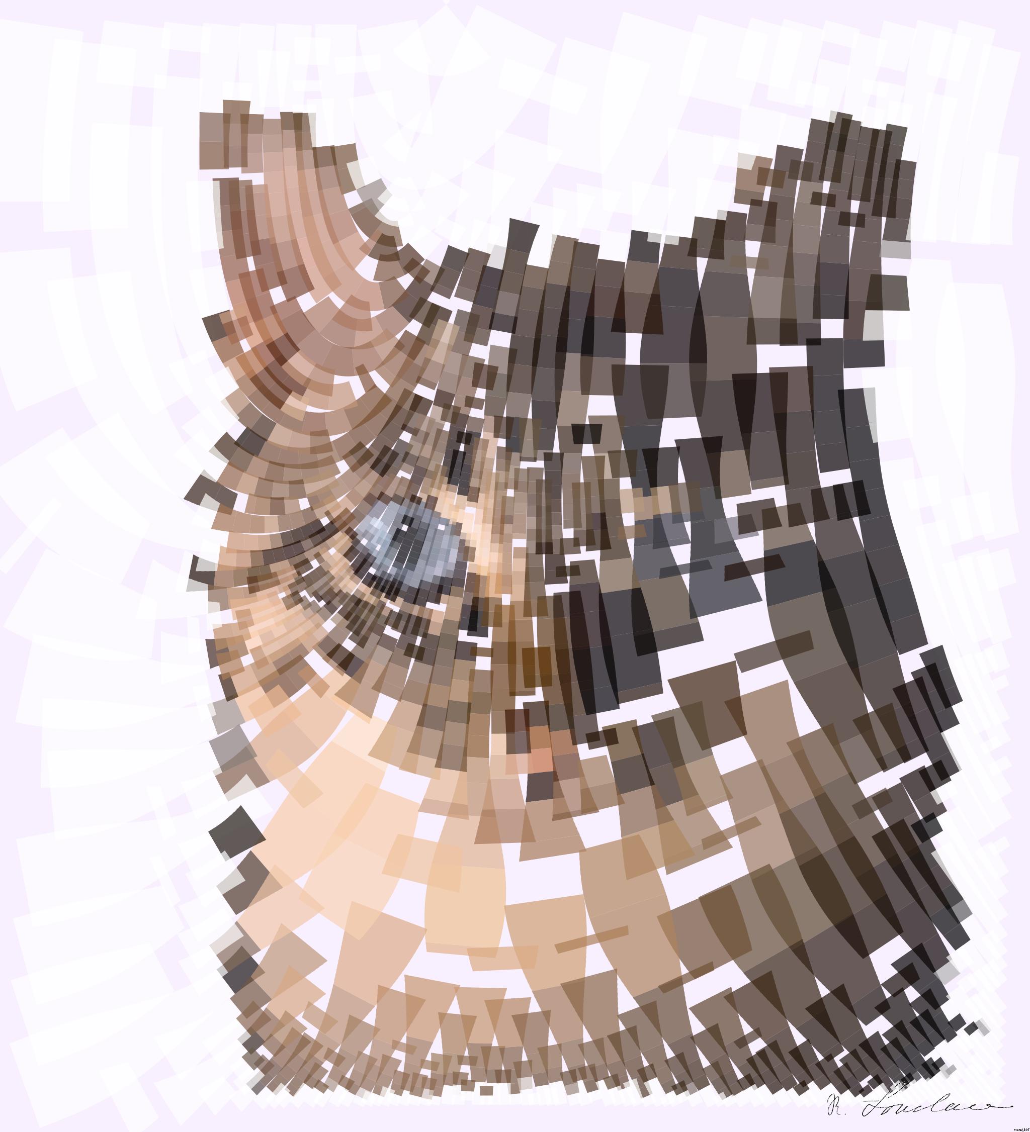 Drawn by bot mAnSHnWFuQKVzCJ8NAAgNz; art-flowy; close up photo of tabby cat AI Art