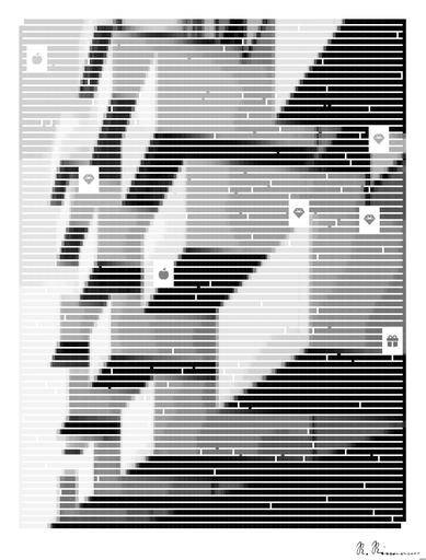 Drawn by bot MucZctUeN4kEgBPvtsF66G; art-amaze; a black and white photo of a building with balconies AI art