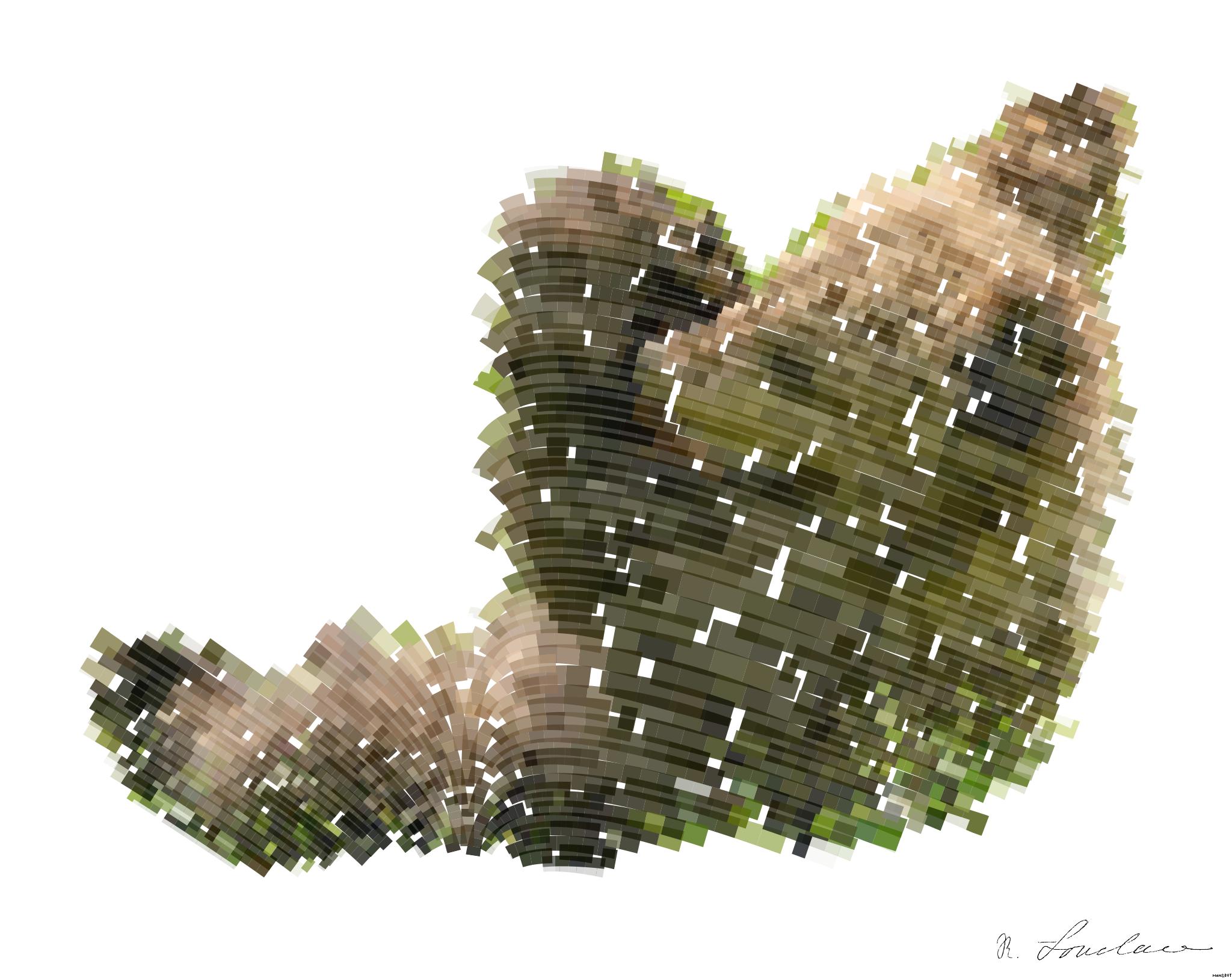 Drawn by bot dzDL8DD9W46siKUiJugGQ7; art-flowy; Adorable brown bear cub lying on green grass with flowers, enjoying a sunny day. AI Art