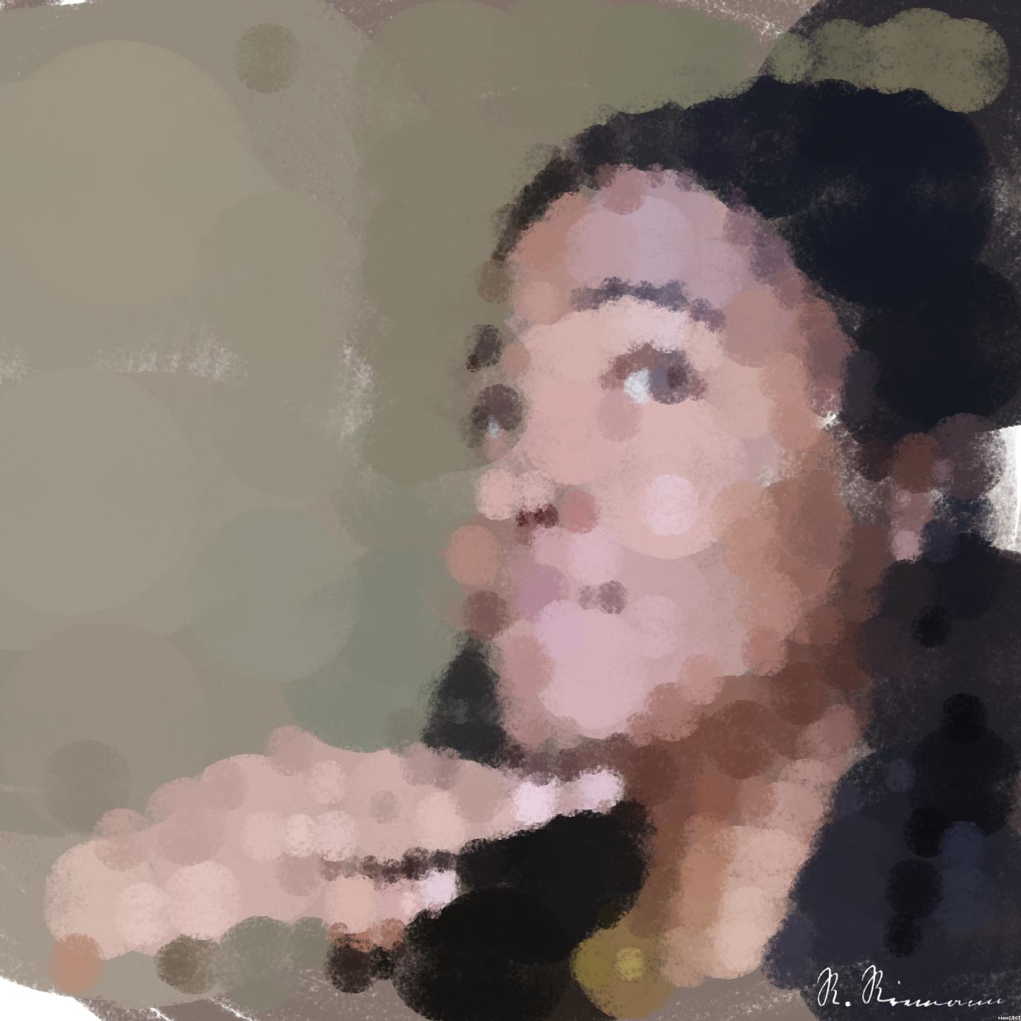 Drawn by bot C4Das9Smxz3XAi5Bnb7E9Q; art-primitive-paintbrush-ii; artwork for redditgetsdrawnbybot AI Art