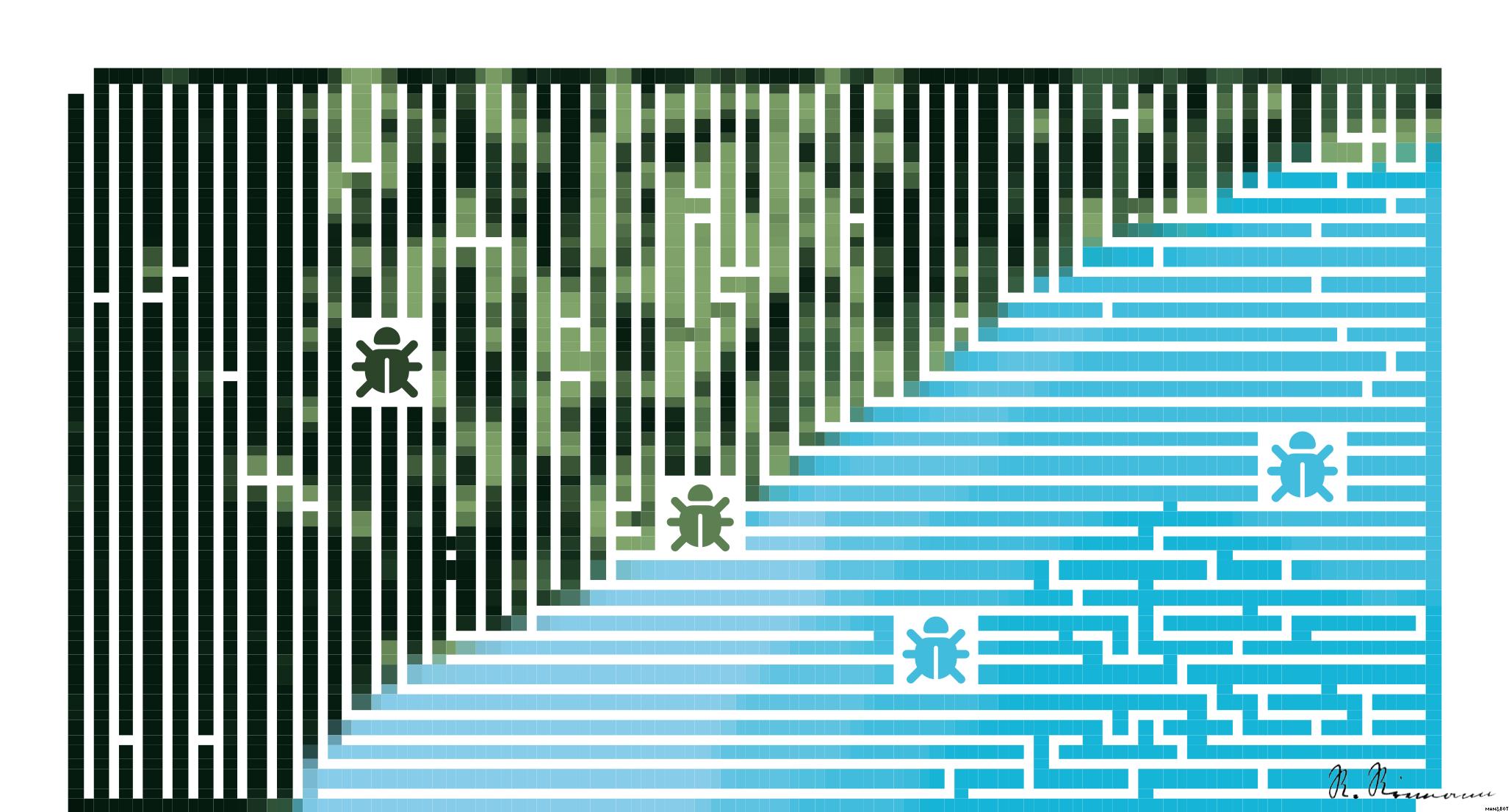 Drawn by bot WQe4sekV66ZgggAFQHkY4V; art-amaze; bird's eye view photography of trees and body of water AI Art