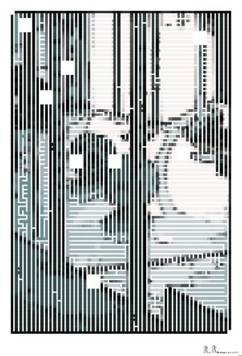 Drawn by bot Fsa6fdJXqThE3JoVRSF8SM; art-amaze; a gym with a barbell and weight plates AI art