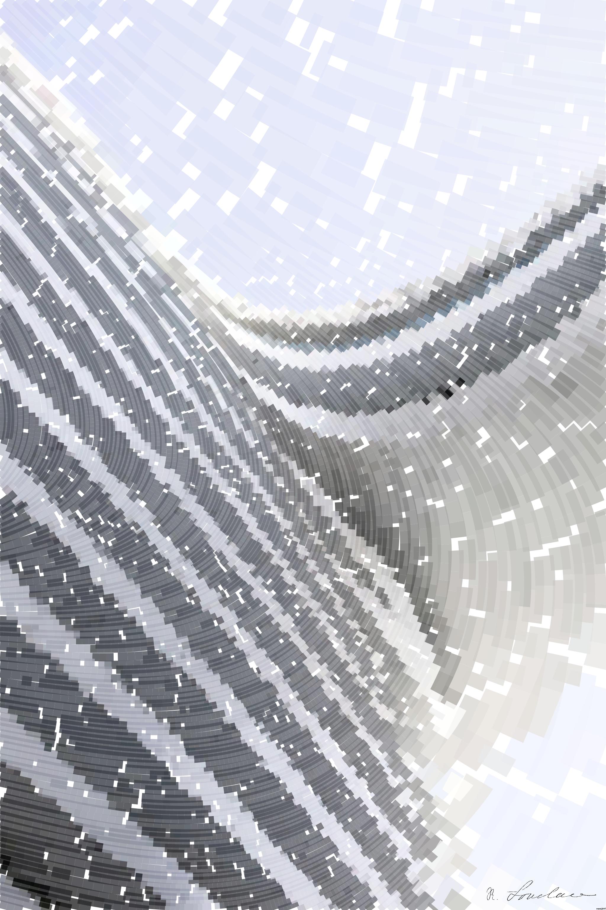 Drawn by bot d9zUAiriY9vo6BJrGBowXJ; art-flowy; a curved building with a sky background AI Art