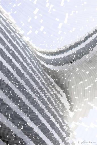 Drawn by bot d9zUAiriY9vo6BJrGBowXJ; art-flowy; a curved building with a sky background AI art