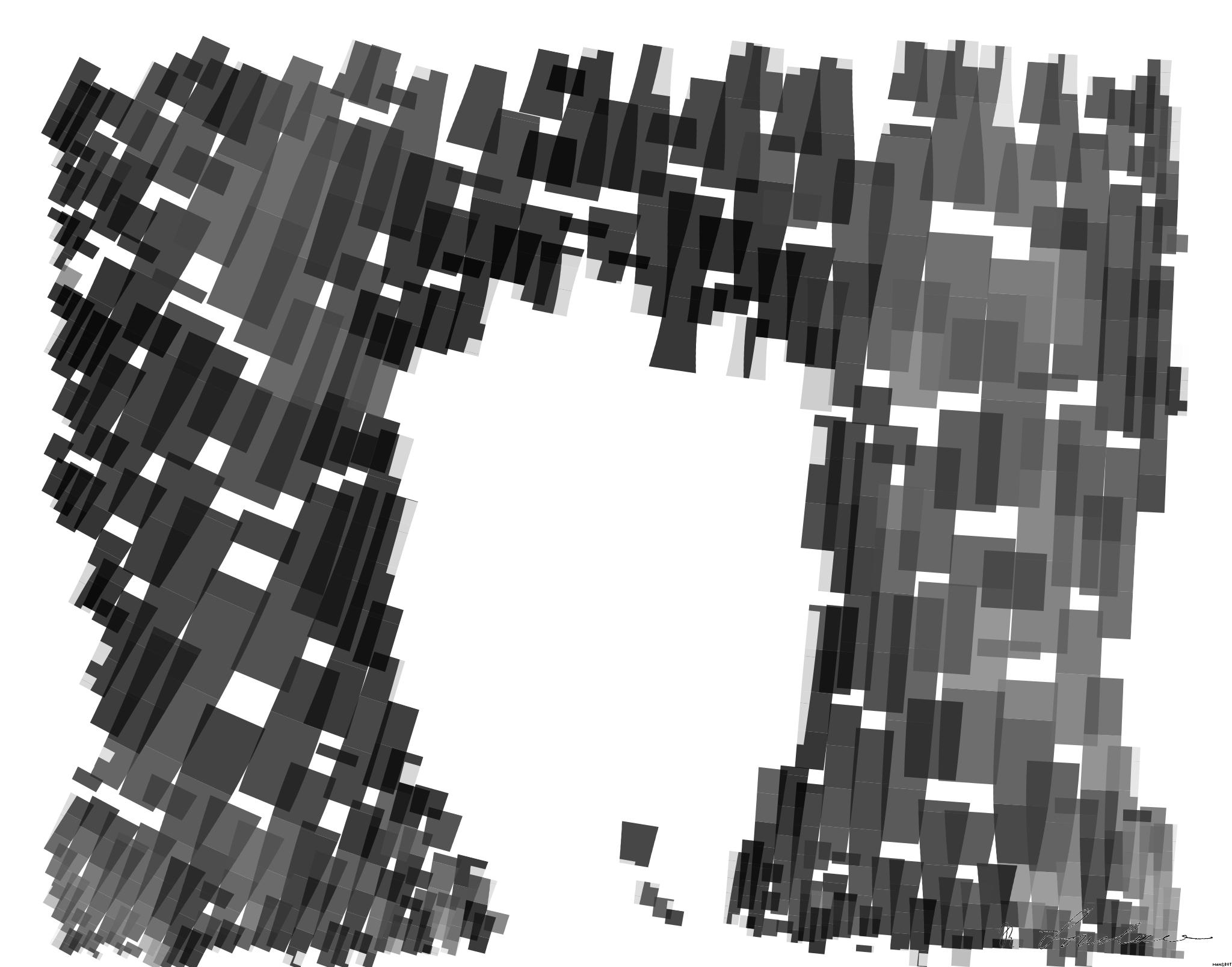 Drawn by bot BdcQ5kpqztqHAck6evcjvF; art-flowy; Black and white portrait of a polar bear cub sheltered between its mother's paws. AI Art