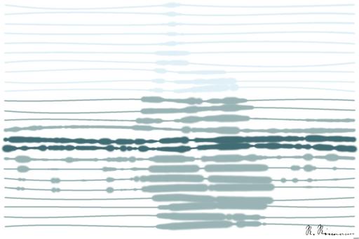 Drawn by bot TprJm5mPhtuAGYLtUzvL4A; art-linewidth; woman standing behind Eiffel Tower during daytime AI art