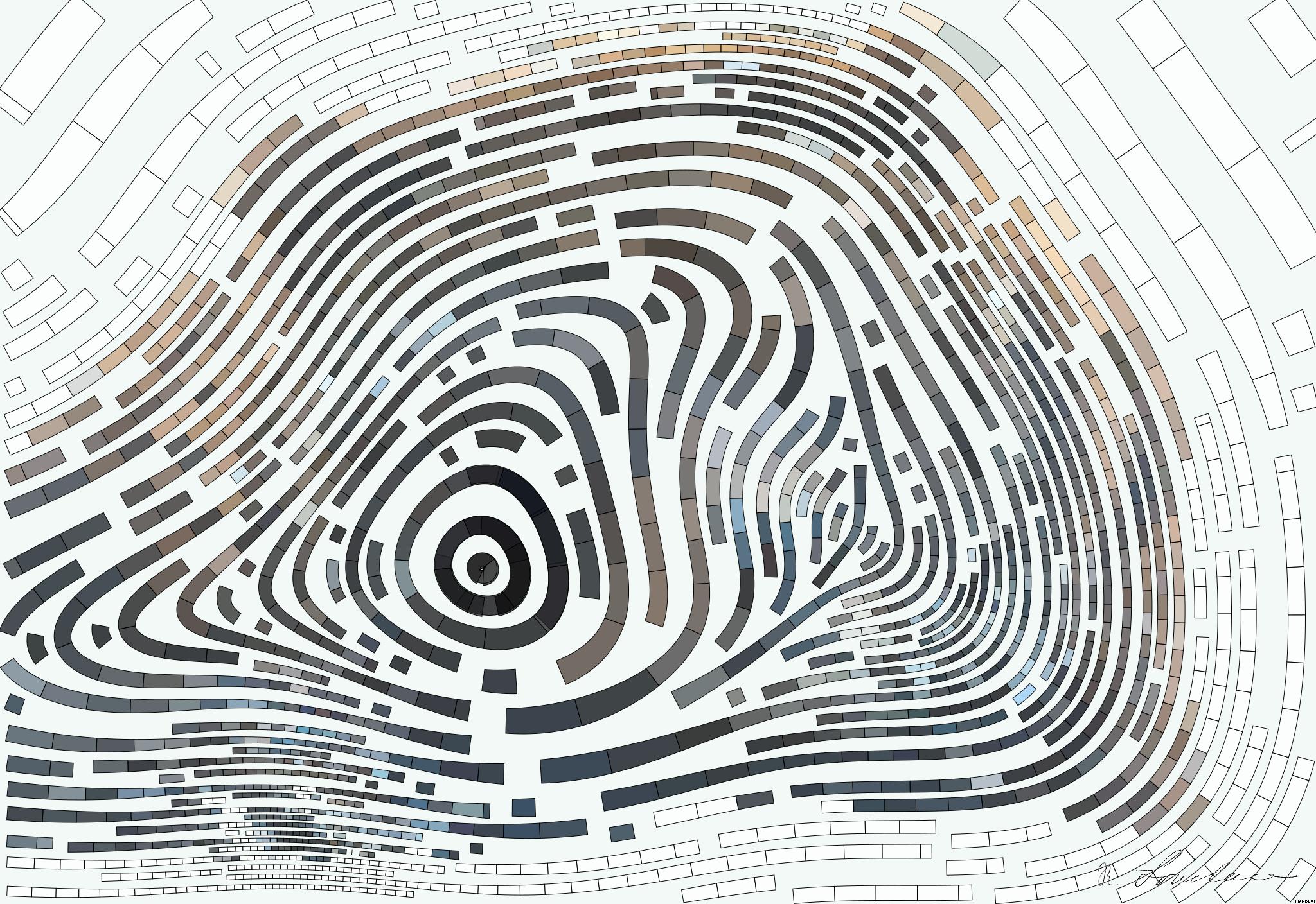 Drawn from photo on Pixabay: None AI Art