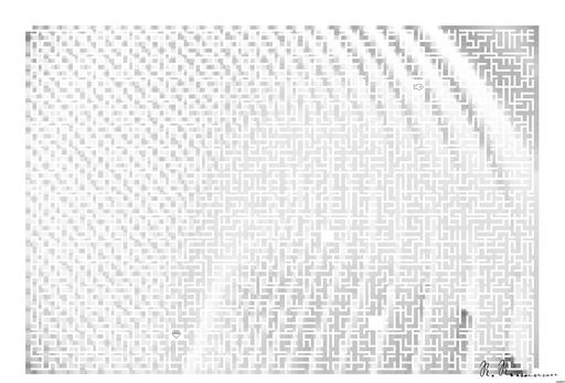 Drawn by bot HnrUzcbfjFeHMz5BLr43dm; art-amaze; Black and white abstract architectural photo with modern minimalist curved lines in New York. AI art
