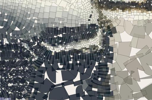 Drawn by bot oXhUqHfY9MV2unqNJrzzsM; art-flowy; A sleek, modern luxury car showcasing its chrome detailing and LED headlights on a city street. AI art