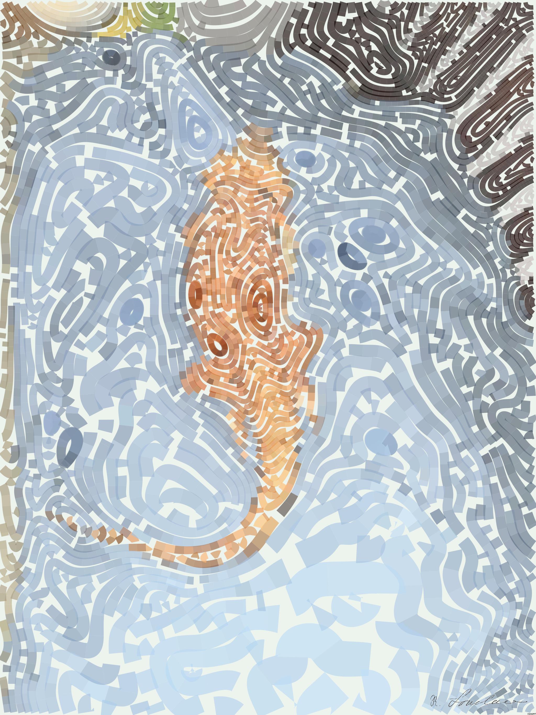 Drawn by bot cnKaarNafaPvBVVKtkYUaj; art-flowy; artwork for redditgetsdrawnbybot AI Art