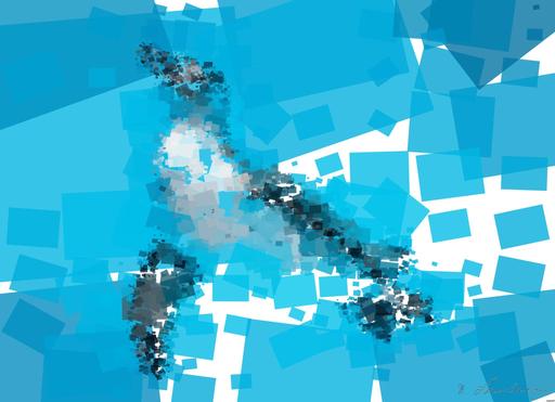 Drawn by bot iawEzo4Q3qcmFExrzAR7Es; art-quadrangle; low light photography of white and black penguin AI art