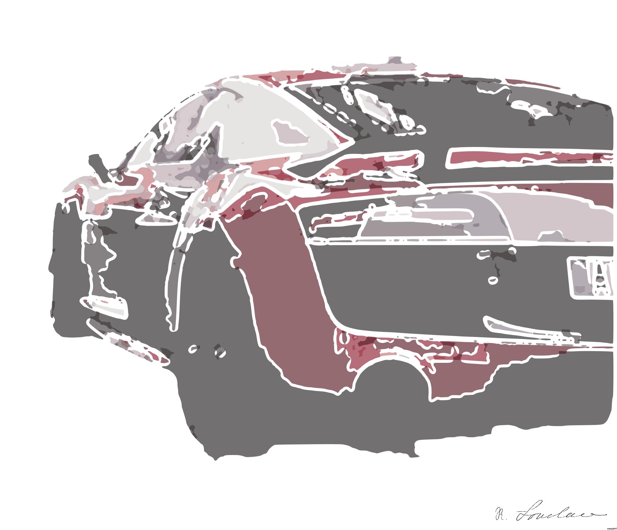Drawn by bot 2AXFoWsiMsxKnqTddhyKCi; art-bloby; Sleek red sports car parked on a charming historic street in Prague, highlighting urban elegance and powerful design. AI Art