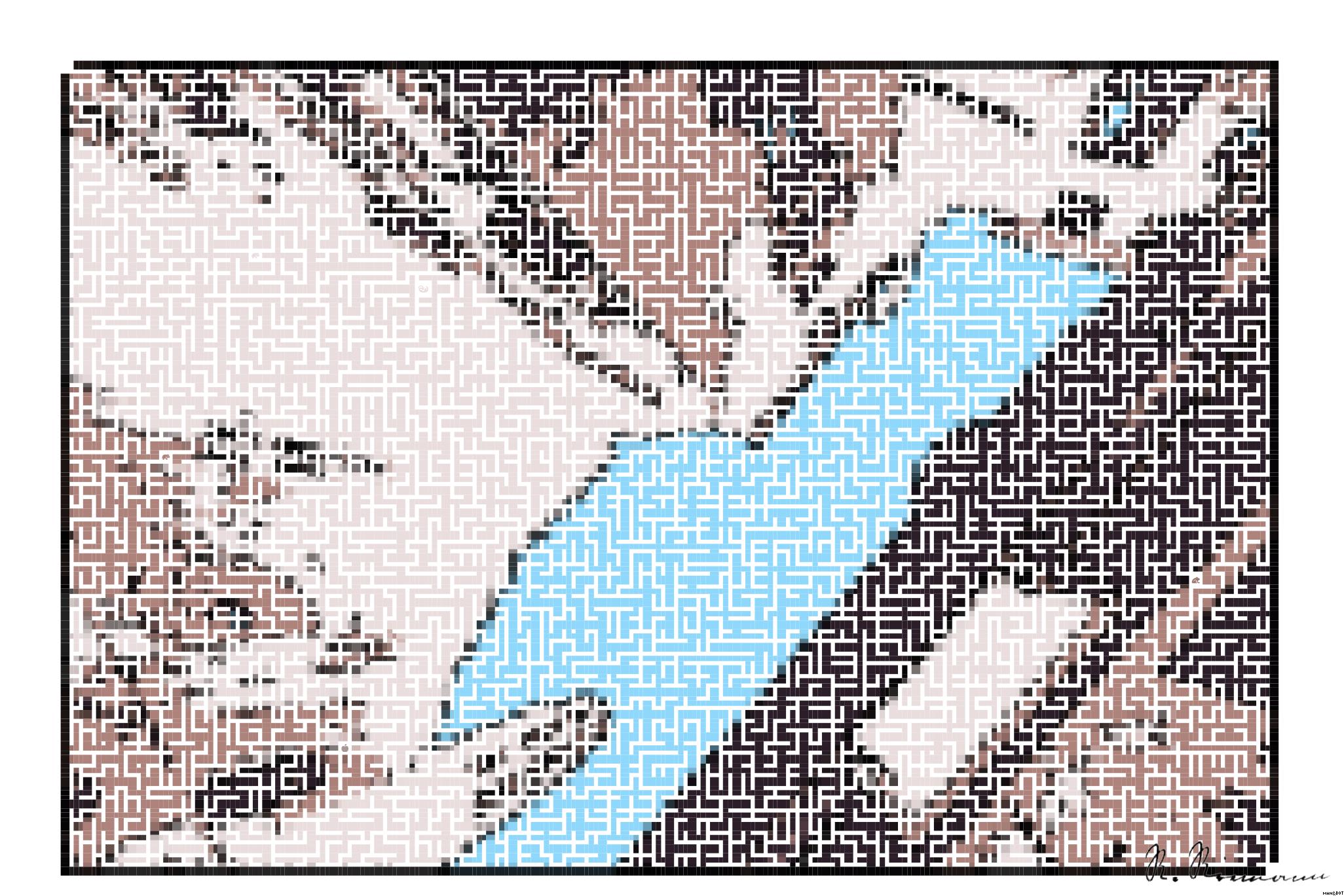 Drawn by bot ZCRTiE4C7DtZHJtwX9PNX4; art-amaze; worms eye view of buildings AI Art