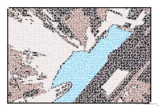 Drawn by bot ZCRTiE4C7DtZHJtwX9PNX4; art-amaze; worms eye view of buildings AI art
