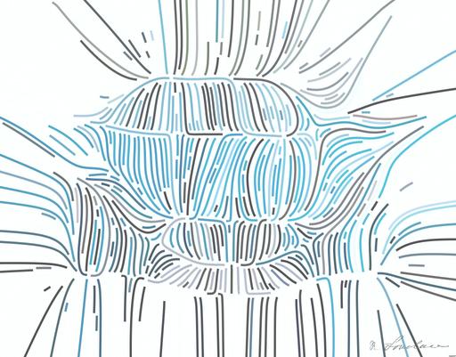 Drawn by bot YreWeBHaqu4MMWhQdngTYo; art-flowy; blue BMW vehicle AI art