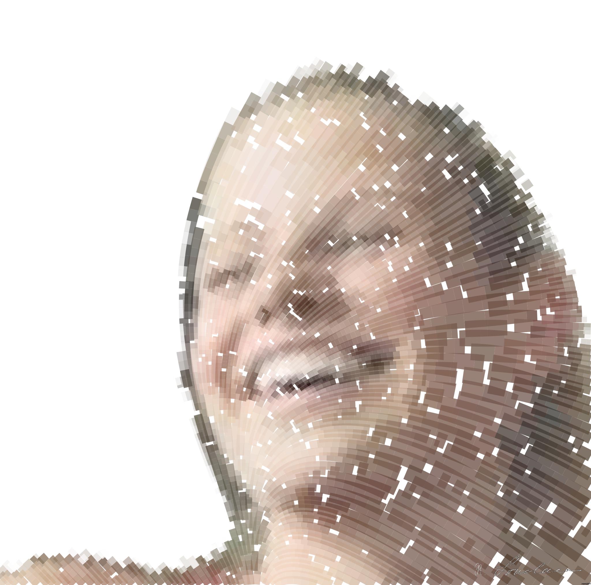 Drawn by bot 74mXajFDRFk5SQBzJPNcwB; art-flowy; three women kneeling inside building at daytime AI Art