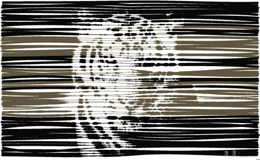 Drawn by bot 2VgkjAfwpCb74KbJiA4E6t; art-linewidth; Powerful close-up of a Sumatran tiger with piercing eyes highlighting its majestic nature. AI art
