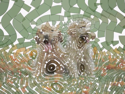 Drawn by bot Mc3cFwprwZHCN9WeZxJPy7; art-flowy; Adorable golden retriever puppies sitting in a field of flowers, enjoying a sunny day. AI art