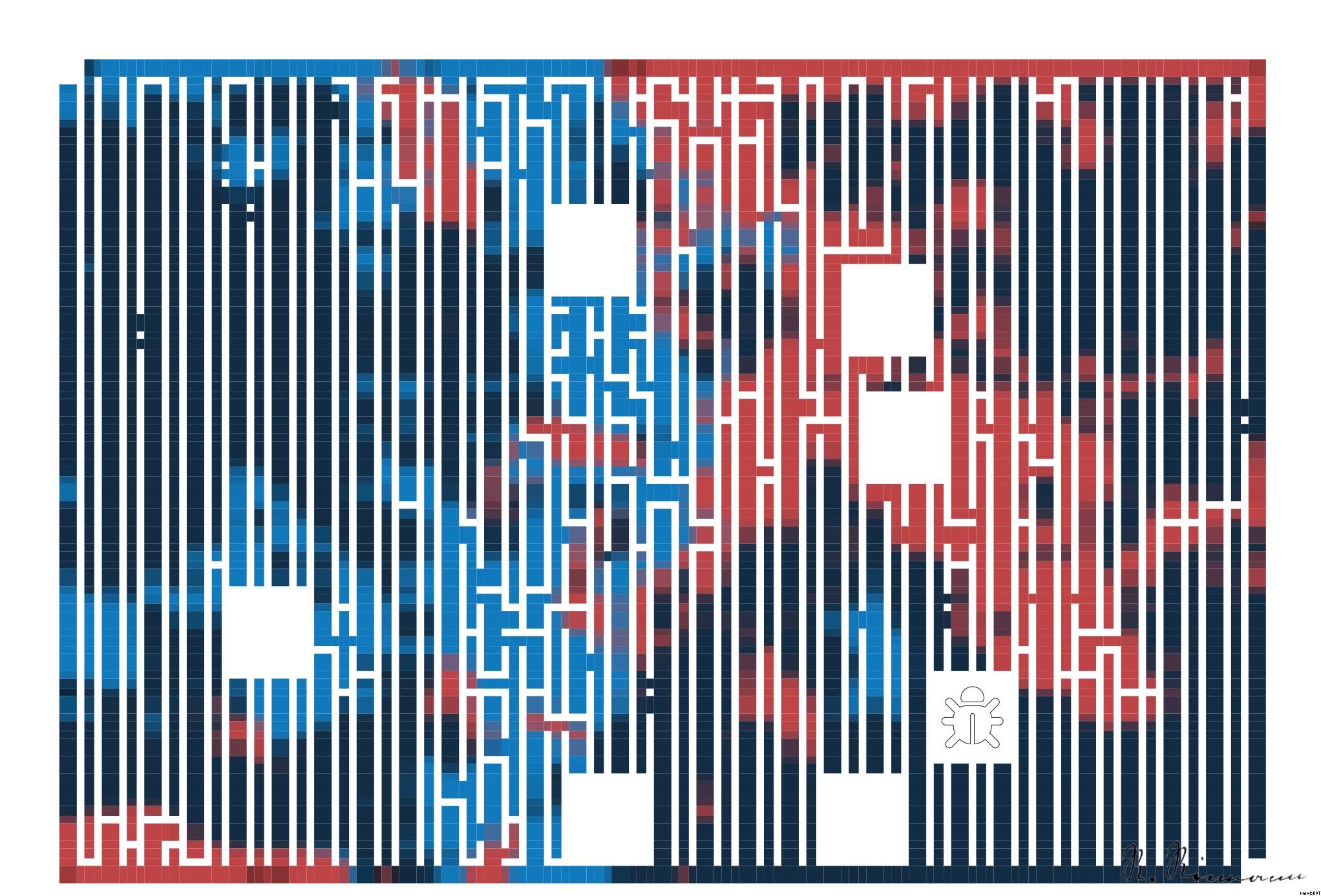 Drawn by bot i9dPwc99uFDkZTXwXY99N7; art-amaze; blue and orange smoke AI Art