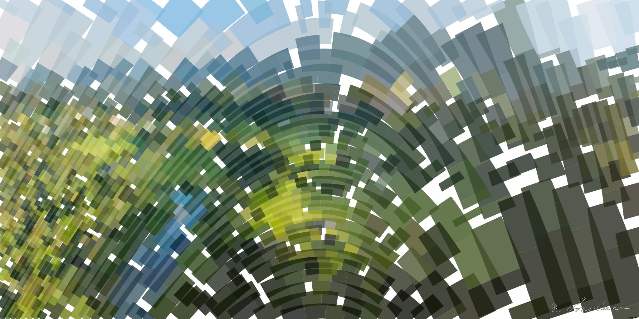 Drawn by bot H4wPRK66tyrdQiuMffnUzo; art-flowy; a river running through a lush green forest AI Art