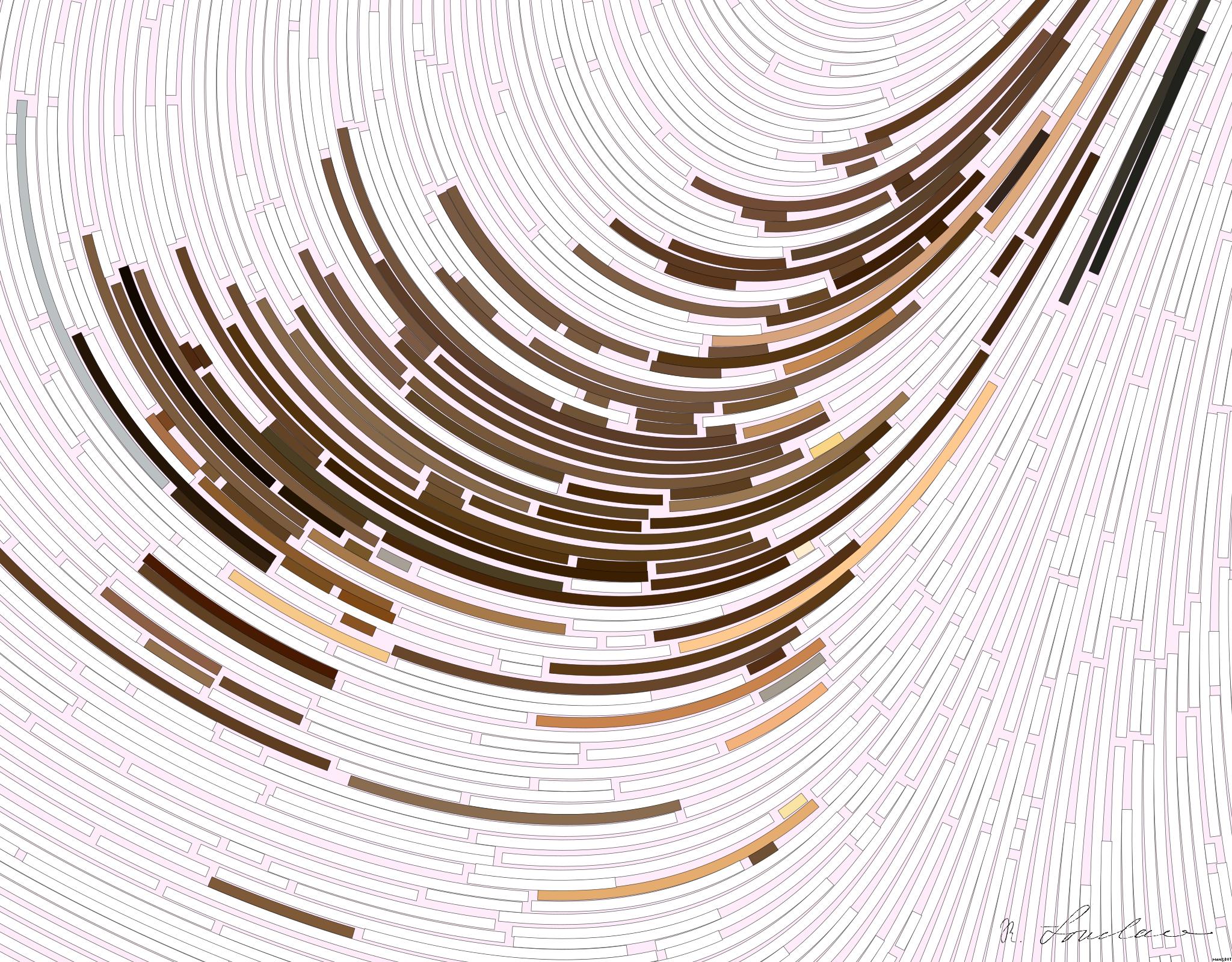 Drawn by bot ZS8urQ85DdvgD7au5NKEfT; art-flowy; A beautiful brown horse stands in a lush grassy field with mountains in the background. AI Art