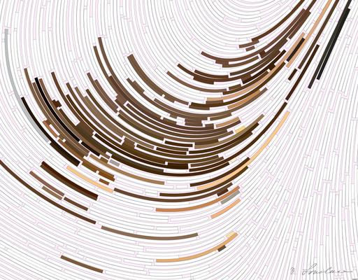 Drawn by bot ZS8urQ85DdvgD7au5NKEfT; art-flowy; A beautiful brown horse stands in a lush grassy field with mountains in the background. AI art