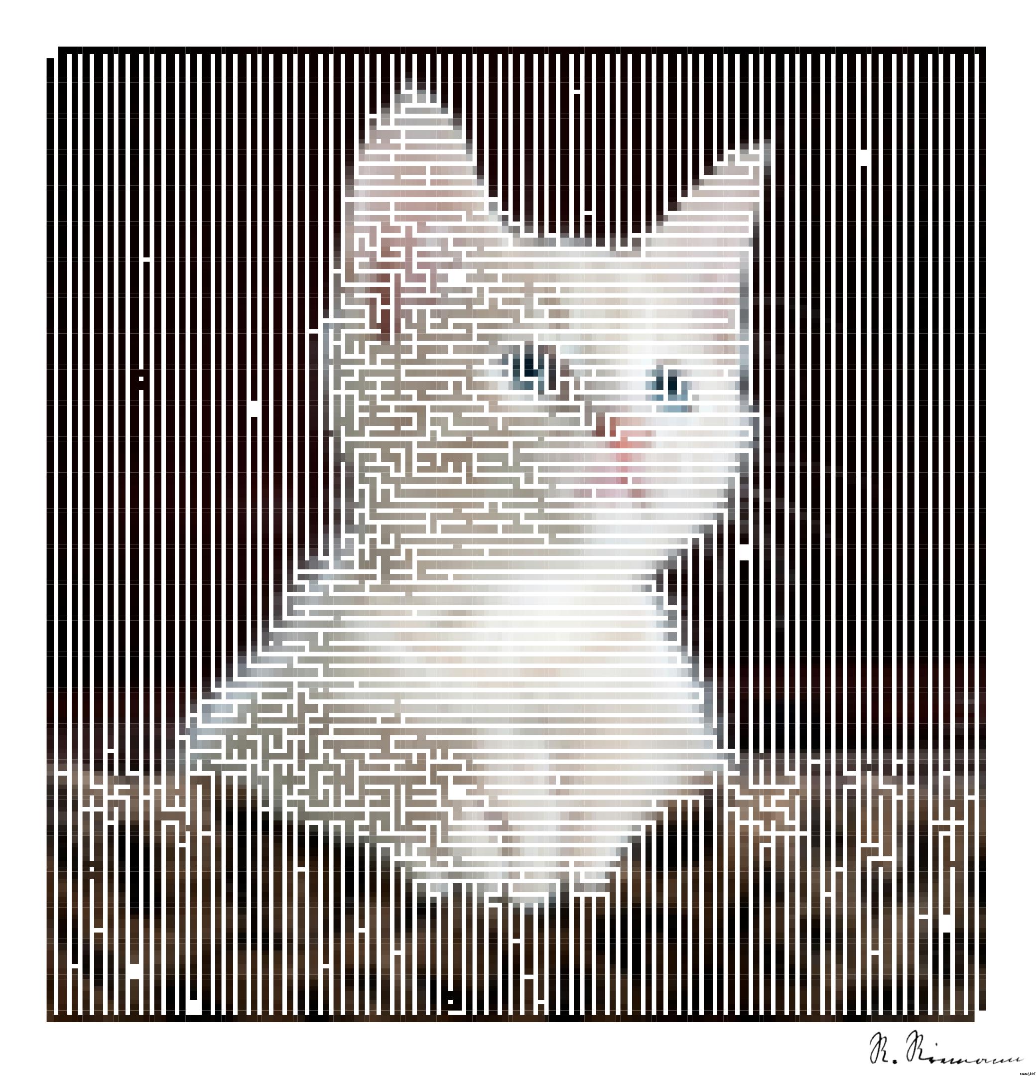 Drawn by bot XLLTCZPGbsMbfbMV3THeyj; art-amaze; Close-up portrait of an adorable cream-colored kitten with blue eyes resting indoors. AI Art