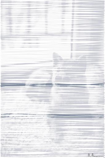 Drawn by bot 58QHsmzUBtRViY6YhjMdmu; art-linewidth; Cute Shiba Inu puppy resting on a soft white rug in a cozy indoor setting. AI art