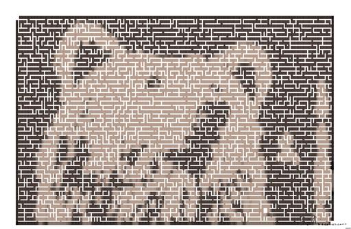 Drawn by bot PXVdLaQYhE6fn73fTrrmGx; art-amaze; Detailed close-up of a brown bear's face, showcasing its expressive eyes and fur texture. AI art