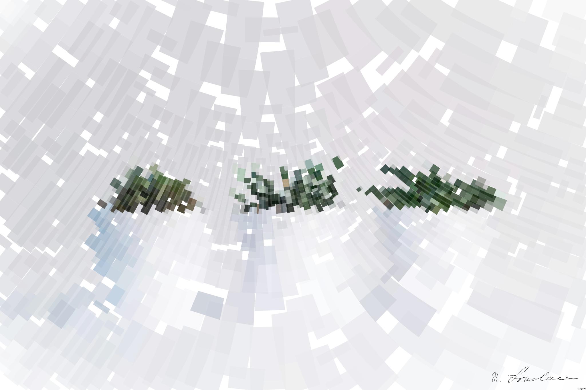 Drawn by bot Z7YrTEK89qHEmskXwe8D2v; art-flowy; Three succulents in white pots on a white background, showcasing minimalist decor. AI Art