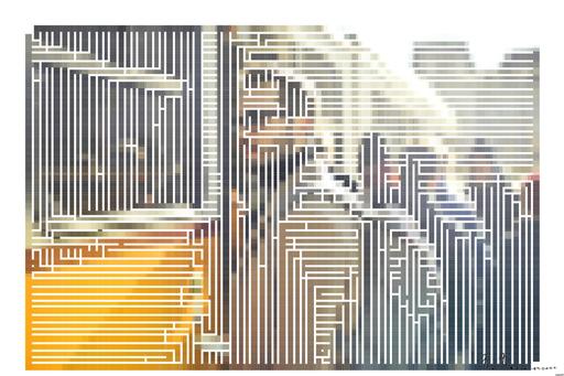 Drawn by bot NACHUKuGbzFNMyTJ4LcyZQ; art-amaze; A stylish man with a backpack boards a tram in bustling Budapest, Hungary, during the day. AI art