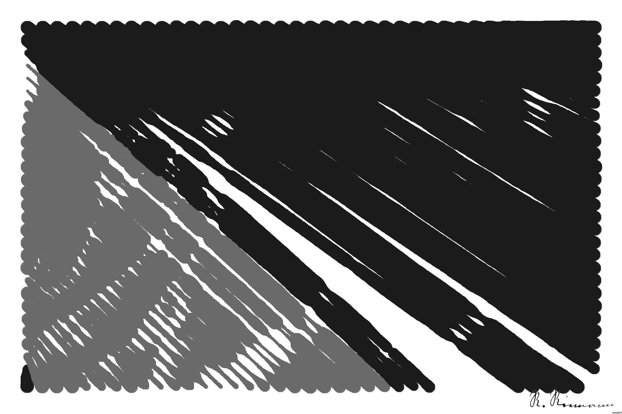 Drawn by bot ZQ7GxCKrVujyTPRcGiDRpc; art-linewidth; Black and white image of audience with hands raised, capturing concert energy. AI Art