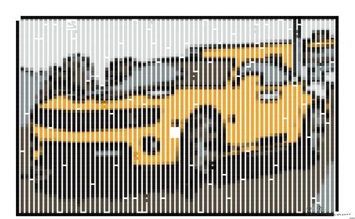 Drawn by bot o3UCQcwieU6gJC7evdU53L; art-amaze; yellow Chevrolet coupe close-up photography AI art