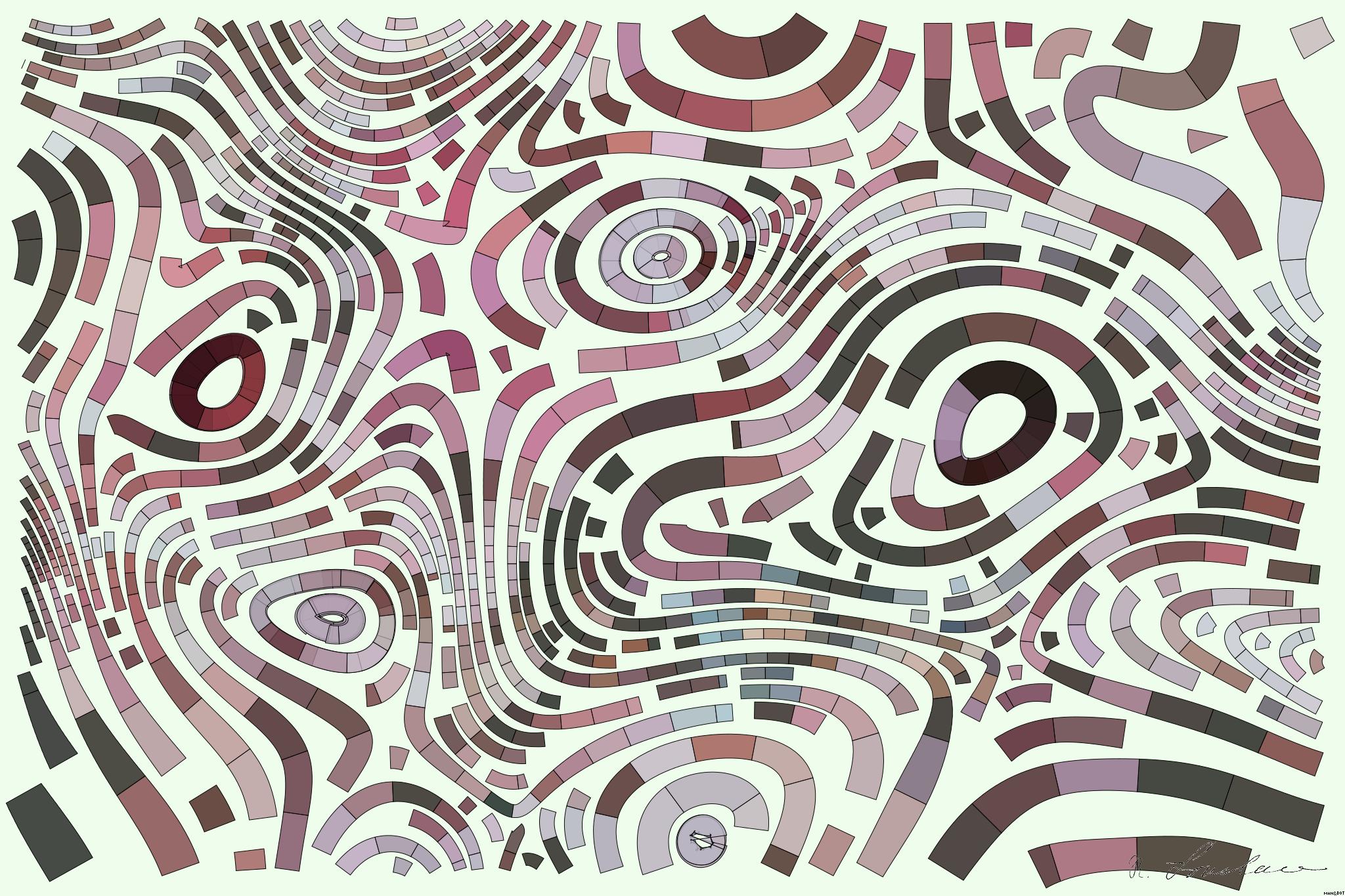 Drawn by bot Cqkh6FrPSQfXDECREjyTEh; art-flowy; pink petaled flowers AI Art