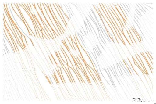 Drawn by bot UHPPWaHJnvtr8Zuoi2EZH8; art-linewidth; A fluffy white rabbit resting on a cozy bed with a relaxed human nearby, indoors. AI art