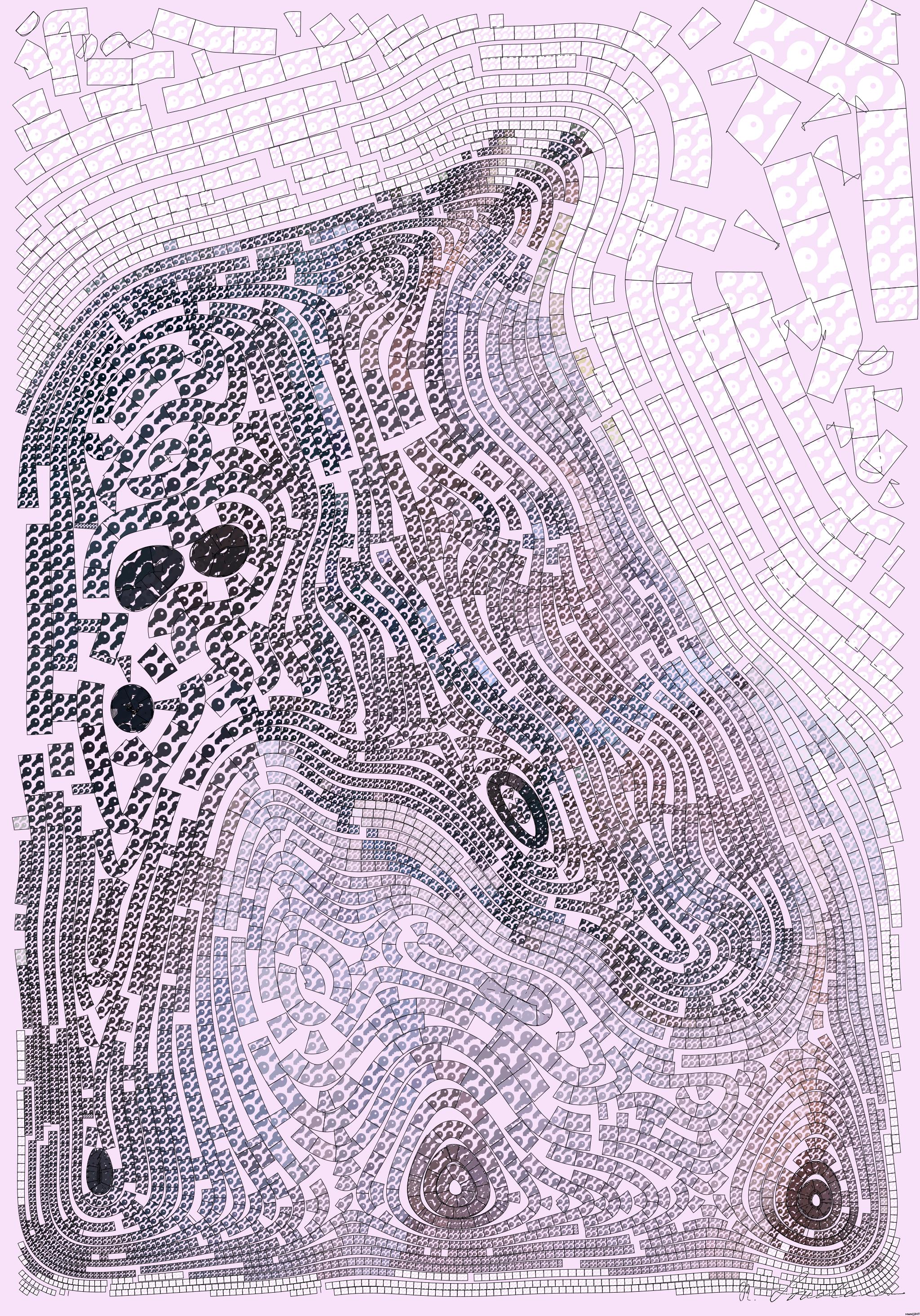 Drawn by bot VKg3aBYEifEgsQtGmU6U7A; art-flowy; brown horse AI Art