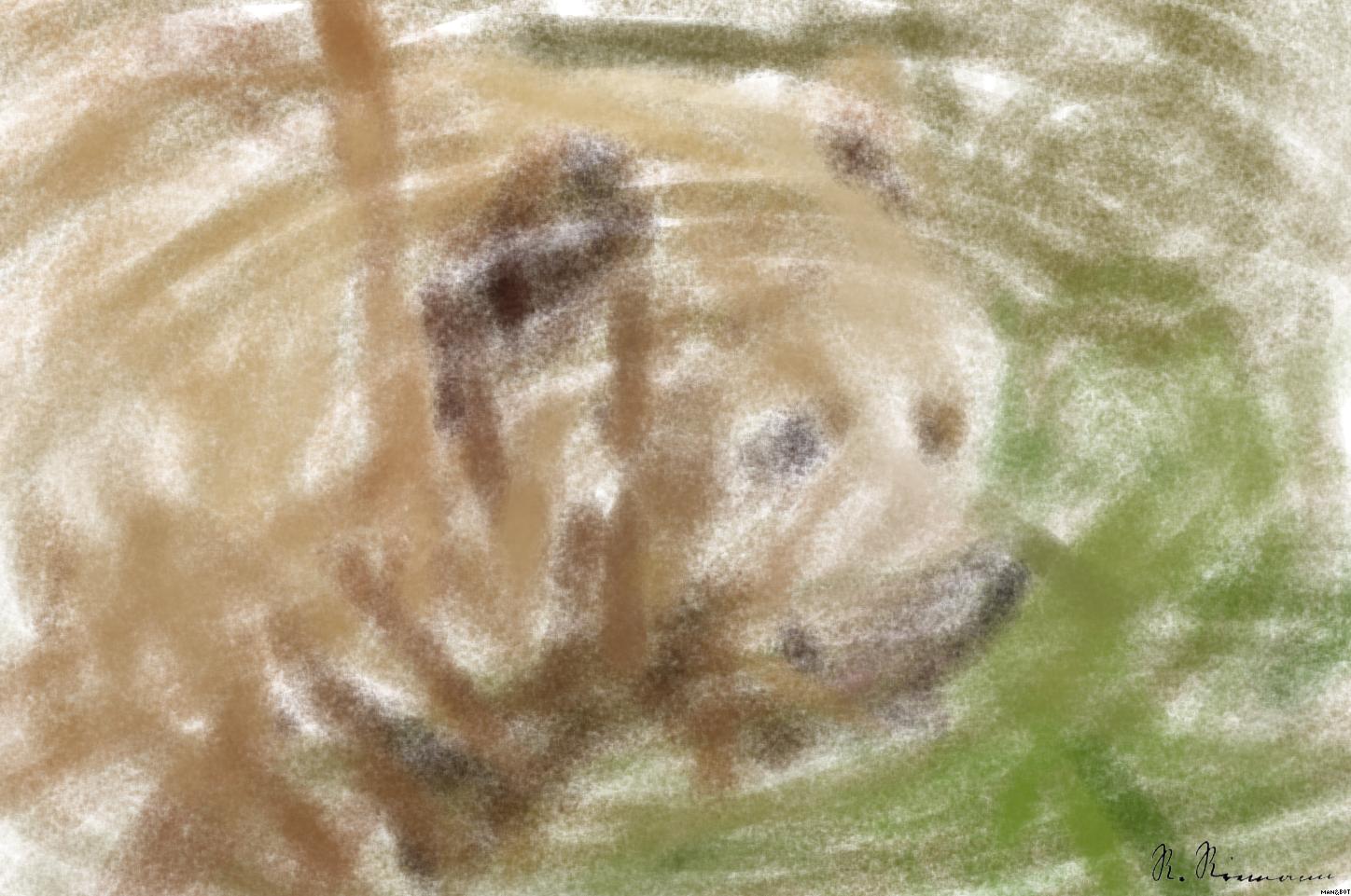 Drawn by bot UZNUec2XpgXvykDvjLARzT; art-primitive-paintbrush-ii; None AI Art