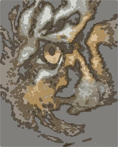 Drawn by bot 5w6MDZ6v5UgU4PFxgaEpcS; art-bloby; brown tiger AI art