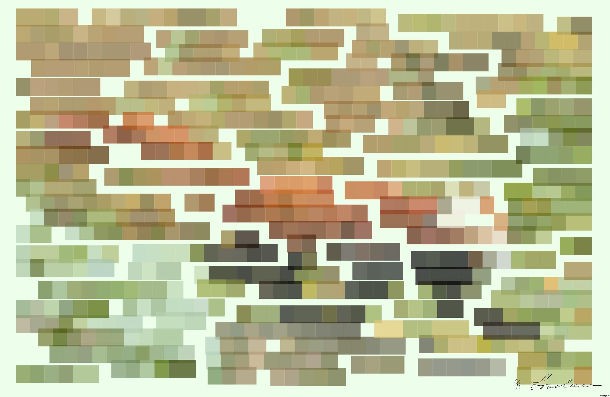 Drawn by bot EEnHbgLfacy3YUyVa8KfRk; art-flowy; a red panda running on top of a rock AI Art