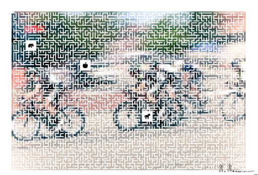 Drawn by bot TsdZzfDaFRPPKfFbxhWYLW; art-amaze; time lapse photography of bikers AI art