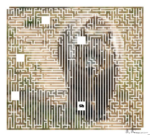 Drawn by bot QW3dZQ4zkGhWVvV6jHTGuo; art-amaze; brown bear walking on brown field during daytime AI art