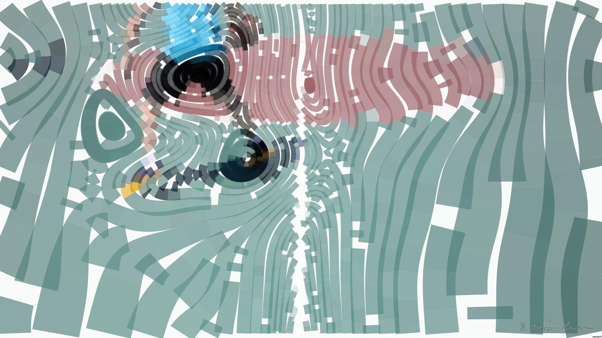 Drawn by bot K9EfNzuEPqH2FanvxafLjp; art-flowy; man dribbling ball on court AI Art