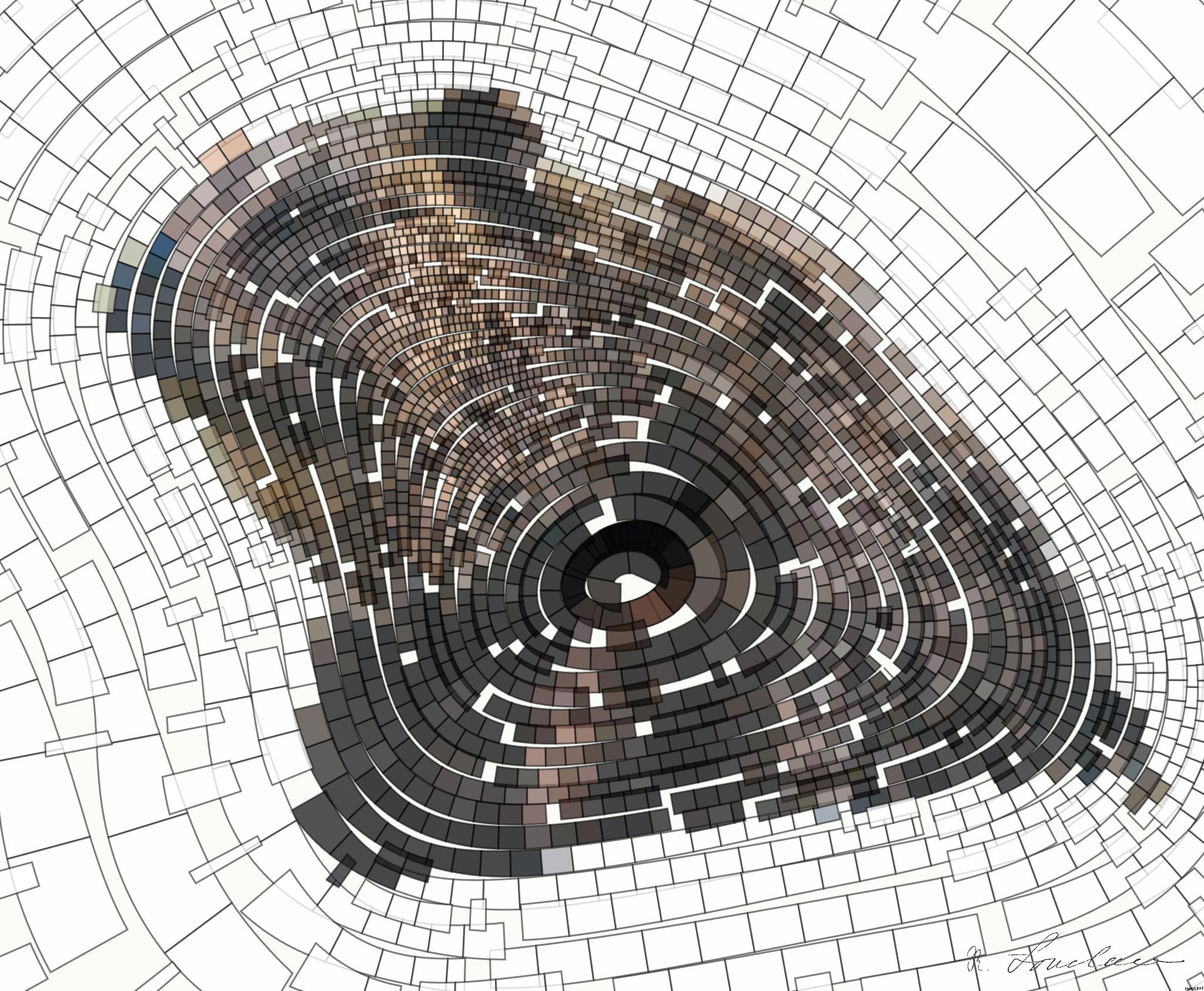 Drawn by bot hAzeJuFnqajS8zMdYXveuB; art-flowy; Close-up of a grizzly bear sitting peacefully in a forest setting, showcasing its powerful presence. AI Art