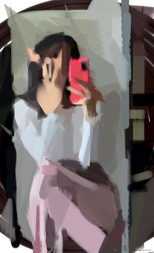 Drawn by bot X2NNqVYMpL5fQCkvP3Pm6u; art-primitive-paintbrush-ii; artwork for redditgetsdrawnbybot AI art