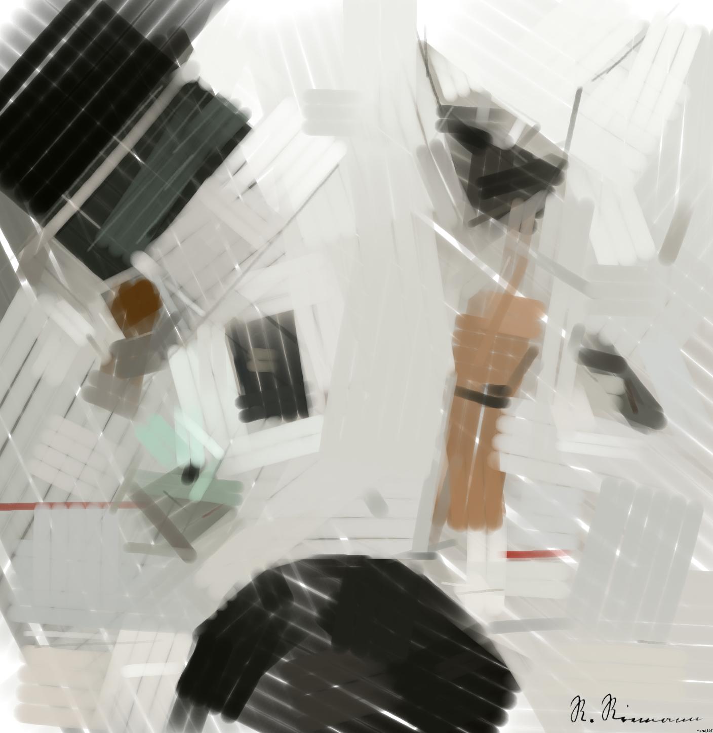 Drawn by bot SByMcxpThZJfL9yAZgzVrf; art-primitive-paintbrush-ii; Hand on map with camera, passport, laptop, and coffee, perfect for travel planning inspiration. AI Art
